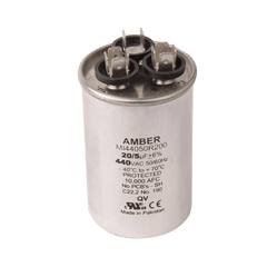 DiversiTech 4JR0440 Motor run capacitor, 440V, round, 40+4µF  | Midwest Supply Us