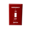 625-S20 | 4 3/4in. x 2 1/2in. switch plate, emergency | DiversiTech