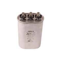 DiversiTech 3GJ7530 Motor run capacitor, 370V, oval, 30+7.5µF | Midwest Supply Us