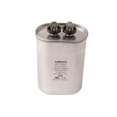 DiversiTech 37450H Motor run capacitor, 370V, oval, 45µF | Midwest Supply Us