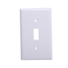 625-2134W | Single toggle cover, white with 1/2in. mounting screws Pack of 25 | DiversiTech
