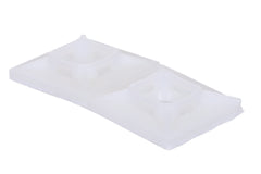DiversiTech 6269LX Cable tie mounts, 1in. square, adhesive backed, pack of 50 | Midwest Supply Us