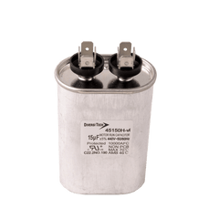 DiversiTech 45150H Motor run capacitor, 440V, oval, 15µF | Midwest Supply Us