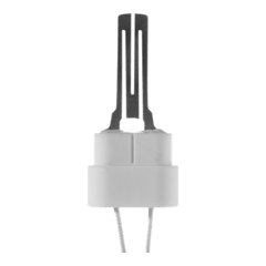 DiversiTech IGN-401 TrueStart Silicon Carbide Hot Surface Ignitor with 5.5 in. lead wires with internally keyed connector with 0.84 in. diameter pins, and oval block. Replaces: Robertshaw 41-401 and White-Rodgers 767A-369 | Midwest Supply Us