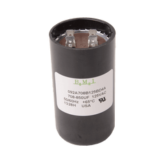 DiversiTech 708-850 Motor start capacitor, 110/125VAC, 708-850µF, 1.812in.dia x 3.37in.h | Midwest Supply Us