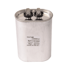 DiversiTech 37500H Motor run capacitor, 370V, oval, 50µF | Midwest Supply Us
