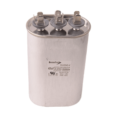 DiversiTech 3GJ0545 Motor run capacitor, 370V, oval, 45+5µF | Midwest Supply Us