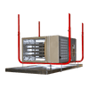 QSLD1001 | Furnace/Air Handler hanging system (2 arm) | DiversiTech