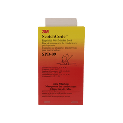 DiversiTech WM1009 Line and terminal cable marker book, contains 45 each- 1, 2, 3, A, B, C, contains 30 each T1, T2, T3, L1, L2, L3  | Midwest Supply Us