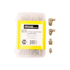 DiversiTech 6310X Grease Fitting Assortment 1/8in. Pipe & 1/4in.-28 Straight, 1/8in.Pipe 90 Degree and 1/4in.-28 90 Degree (includes- 6311, 6312, 6321, 6322) | Midwest Supply Us