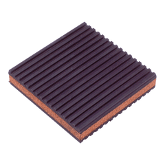 DiversiTech MP-4C Rubber/Cork Anti-Vibration Pad, 4in. x 4in. x 7/8in. | Midwest Supply Us