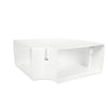 230-FB6W | SPDCHN 6in 90 Deg Flat Bd Wht Pack of 10 | DiversiTech