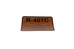 DiversiTech 04407 R-407C (SUVA 9000/KLEA 66) Refrigerant ID Labels, pack of 10 | Midwest Supply Us