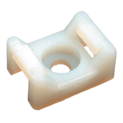 DiversiTech WTM2 White wire tie mount, #8 screw, 7pk  | Midwest Supply Us