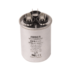 DiversiTech 3GR0535 Motor run capacitor, 370V, round, 35+5µF | Midwest Supply Us