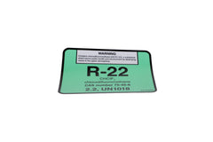 DiversiTech 04022 R-22 Refrigerant ID Labels, pack of 10 | Midwest Supply Us
