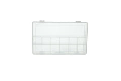 DiversiTech 8201C Polypropylene parts box, color- translucent, no. of compartments- 13, dimensions (L X W X D)- 11in. x 6-3/4in. x 1-1/4in. | Midwest Supply Us