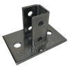 17450 | Post Base Single Channel 2 Hole Standard - 3-1/2 in. | DiversiTech