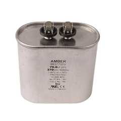DiversiTech 37700H Motor run capacitor, 370V, oval, 70µF  | Midwest Supply Us