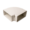 230-FB6 | SpeediChannel 6in. 90 Degree Flat Bend Pack of 10 | DiversiTech