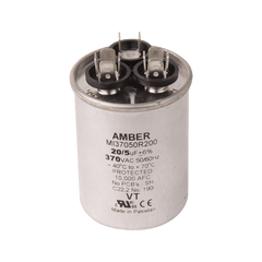 DiversiTech 3GR0530 Motor run capacitor, 370V, round, 30+5µF | Midwest Supply Us