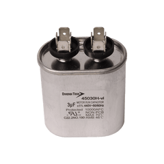 DiversiTech 45030H Motor run capacitor, 440V, oval, 3µF  | Midwest Supply Us