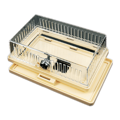 DiversiTech 585-TG6 Clear Plastic w/Two Bases, 6-1/4in.x3-3/4in.x1-3/4in. | Midwest Supply Us