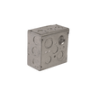 PI363 | Steel 1900 box, length 4in., width 4in., depth 2-1/8in., capacity (cubic in) 30.3, knockout (in) 3/4 & 1/2 | DiversiTech