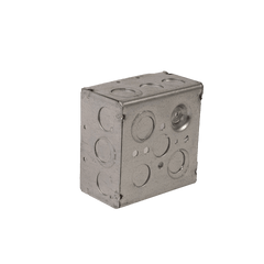 DiversiTech PI363 Steel 1900 box, length 4in., width 4in., depth 2-1/8in., capacity (cubic in) 30.3, knockout (in) 3/4 & 1/2 | Midwest Supply Us