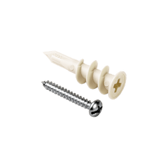 DiversiTech 7316L E-Z Anchor, nylon, pack of 50, screw size- #8 x 1-1/4in., max fixture- 3/4in. | Midwest Supply Us