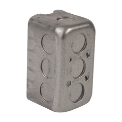 DiversiTech PI361 Steel utility box, length 4in., width 2-1/8in., depth 2-1/8in., capacity (cubic in) 14.5, knockout (in) 1/2  | Midwest Supply Us