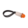 ED612 | Amber, pack of 2, lens material nylon, voltage 105-125V AC, bulb type neon | DiversiTech