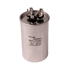 DiversiTech 3GR0335 Motor run capacitor, 370V, round, 35+3µF | Midwest Supply Us