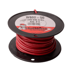 DiversiTech W802-50 8 gauge, red, 50ft.  | Midwest Supply Us