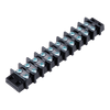 6195X | Terminal block, no. of positions 10, length (in) 6.59, width (in) 1.31, screw size 8-32, max. wire size 14-12 | DiversiTech