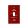 PI394 | Red finish, Emergency Gas Burner in white letters | DiversiTech