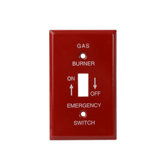 DiversiTech PI394 Red finish, Emergency Gas Burner in white letters | Midwest Supply Us