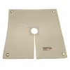 16510 | Heat Resistant Cloth - 18in. x 18in. Keyhole with cutout for draping over pipes/tubes | DiversiTech