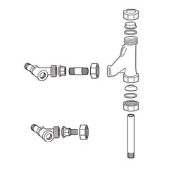 Mcdonnell Miller 332800 Fitting MA259 Quick Hook Up for 64A 47 47-2 Controls | Midwest Supply Us