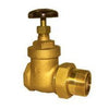 9107F-1 | Radiator Valve Straight Steam 1 Inch Female x Male Brass | Red White Valve