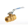 UPBA475B-1 | Ball Valve 1 Inch Female Lead Free Brass Full Port 600 WOG Lever 2 Piece PTFE | Milwaukee Valves