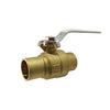 UPBA485B-2 | Ball Valve Lead Free Brass 2 Inch Sweat 2 Piece Standard Lever | Milwaukee Valves