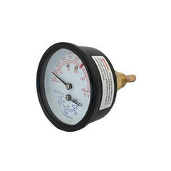 Lochinvar 100208152 Gauge Temperature Pressure 0-75 Pounds per Square Inch 70-250 Degrees Fahrenheit 3/8 Inch | Midwest Supply Us