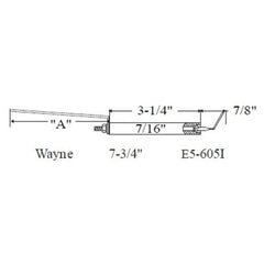 Westwood Products E5-605I-2PK Igniter Set of 2 7/16 x 11-7/8 Inch for Wayne Burners E5-605I | Midwest Supply Us