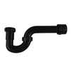 A9704 | P-Trap with Threaded ABS Adapter 1-1/2 Inch Polypropylene Black | Dearborn Plastic