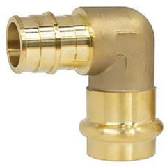 Webstone H-36842W Transition Fitting Elbow 1/2 Inch Lead Free Brass Press x PEX F1960 | Midwest Supply Us