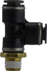 710804C | 1/4 MPT X 1/2TUBE DOT COMPOSITE RUN TEE | Midland Metal Mfg.