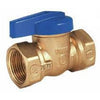 102-212 | Ball Valve T-3000 Blue Top Gas 3/8 x 1/2 Inch Flare x Male Forged Brass Lever 1 Piece | Legend Valves