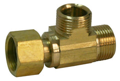 Everflow 73314-NL Easy Connect Tee 3/8" FEM COMP X 3/8" MALE COMP X 1/4" MALE COMP Lead Free | Midwest Supply Us