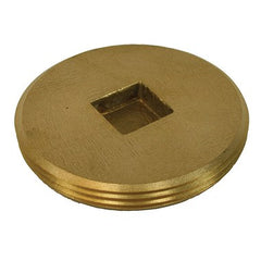 Matco-Norca CPC-300 Cleanout Plug Countersunk Square Head 3 Inch Brass | Midwest Supply Us
